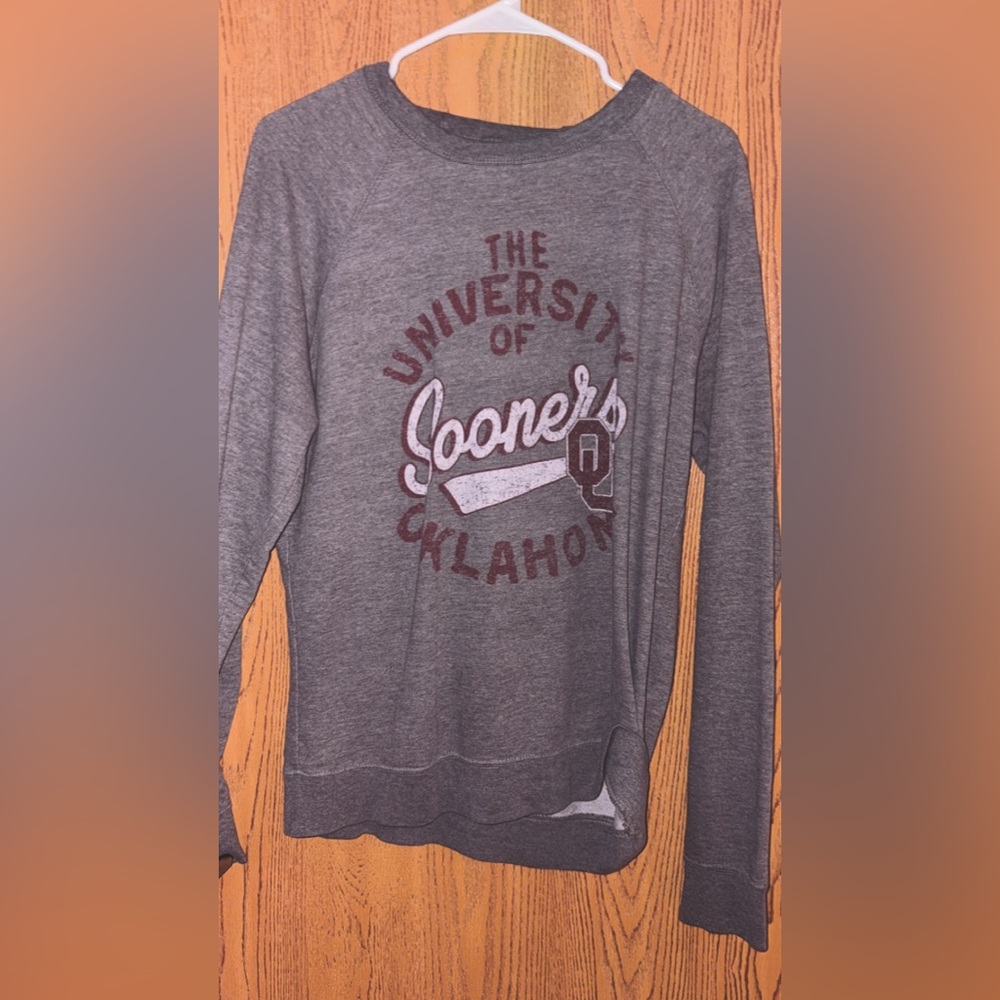 Varsity Gray University Sweater